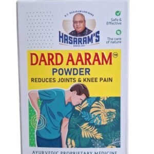 Hasaram's Dard Aaram Powder Ayurvedic Joint, Knee & Body Pain Relief (100 g)