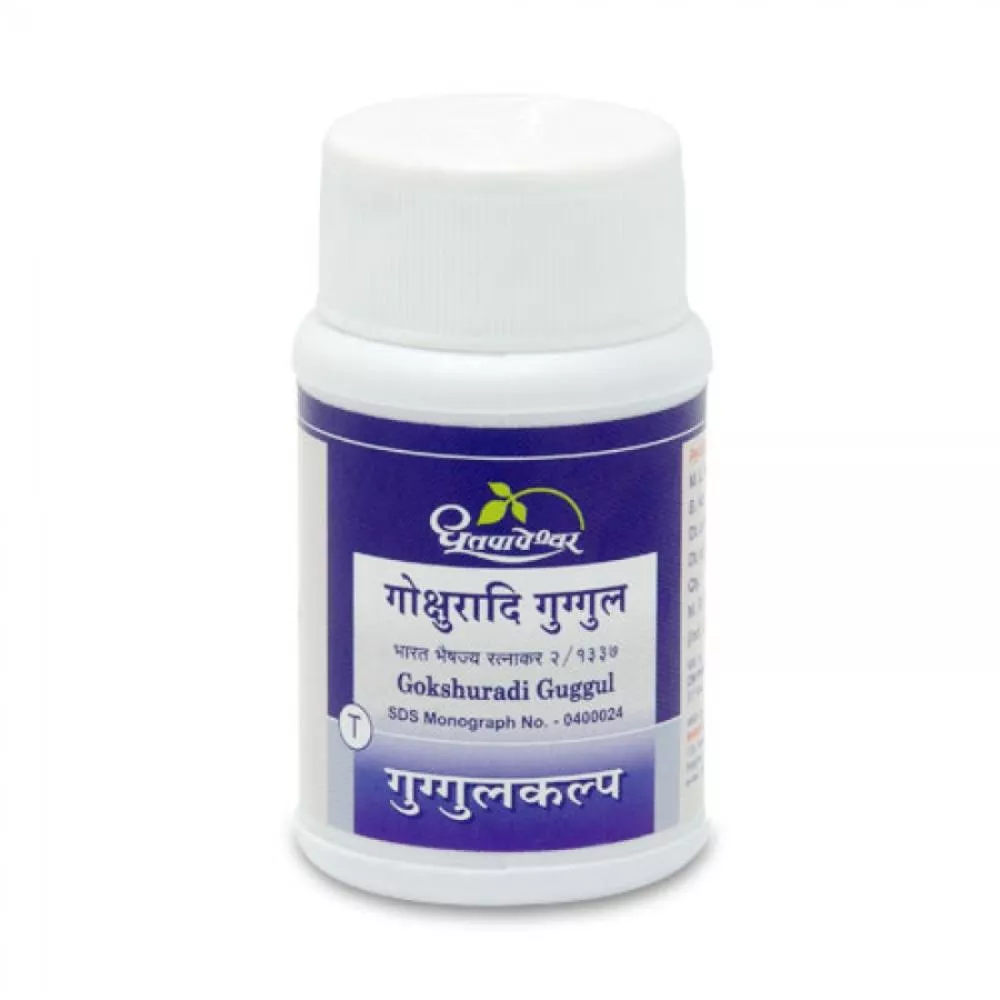 Dhootapapeshwar Gokshuradi Guggulu (60Tab)