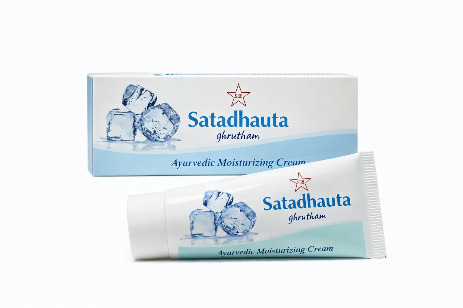 SKM Satadhauta Ghrtam ayurvedic moisturizing Cream (35gm)