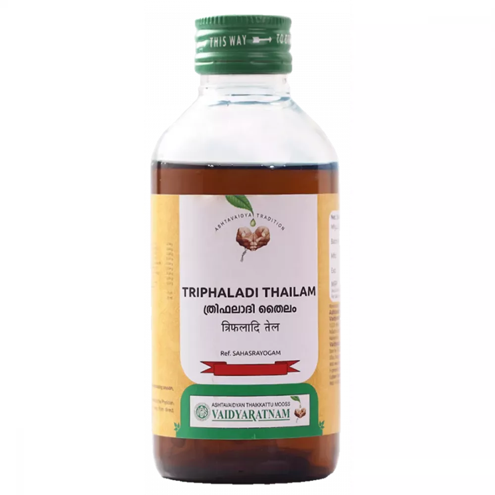 Vaidyaratnam Thriphaladi Oil (200ml)