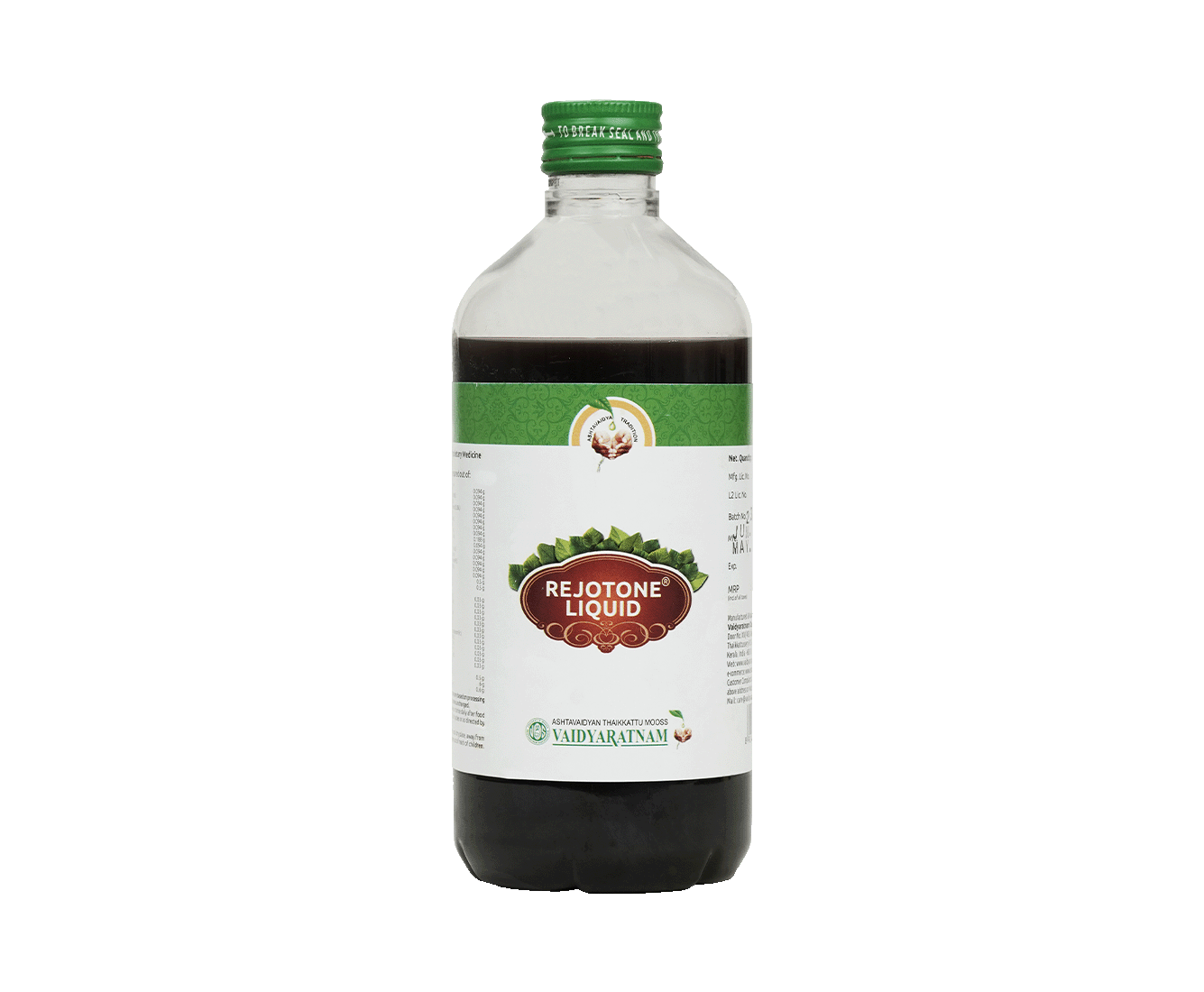 vaidyaratnam rejotone liquid 450 ML